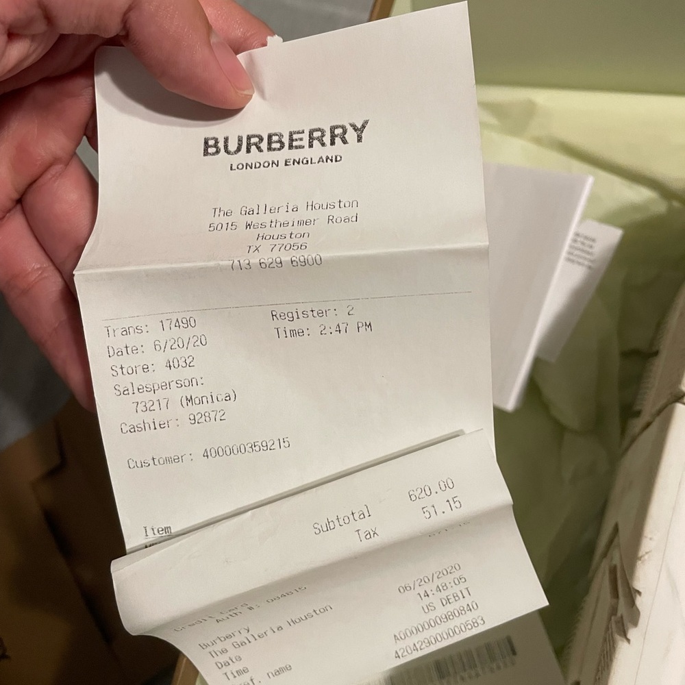 Burberry sneaker Regis size 41 (8US) - Picture 7 of 8